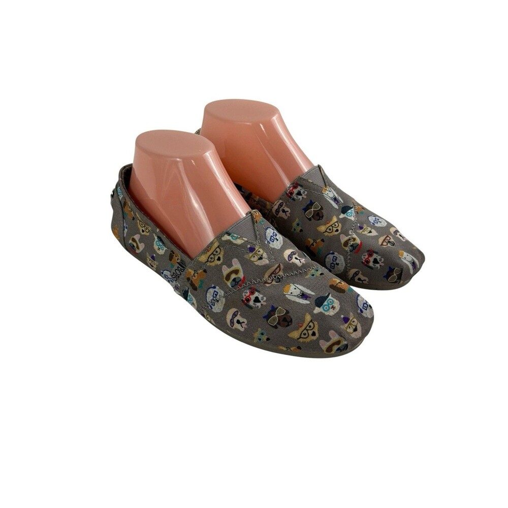 Skechers Bobs Dogs Women's Slip-Ons Size 7.5 with Memory Foam With Dog Design